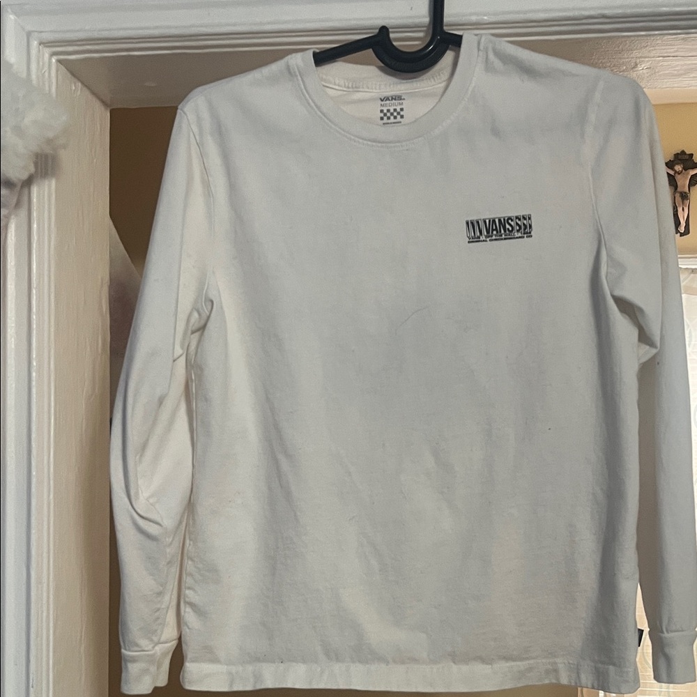 Vans Classic White Long Sleeve Tee